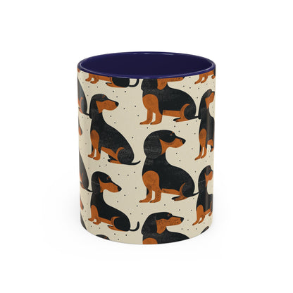 Whimsical Dachsund Dreamcatcher Accent Coffee Mug