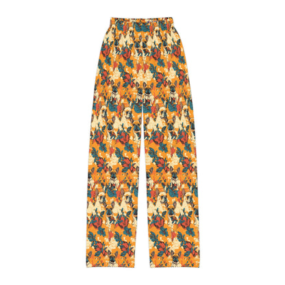 Frenchie Glow-Up Galore Kids Pajama Pants