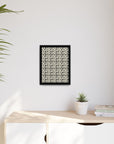 Puggie Pout Perfection Matte Canvas, Framed