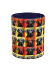 Whimsical Warhol Labrador Accent Coffee Mug