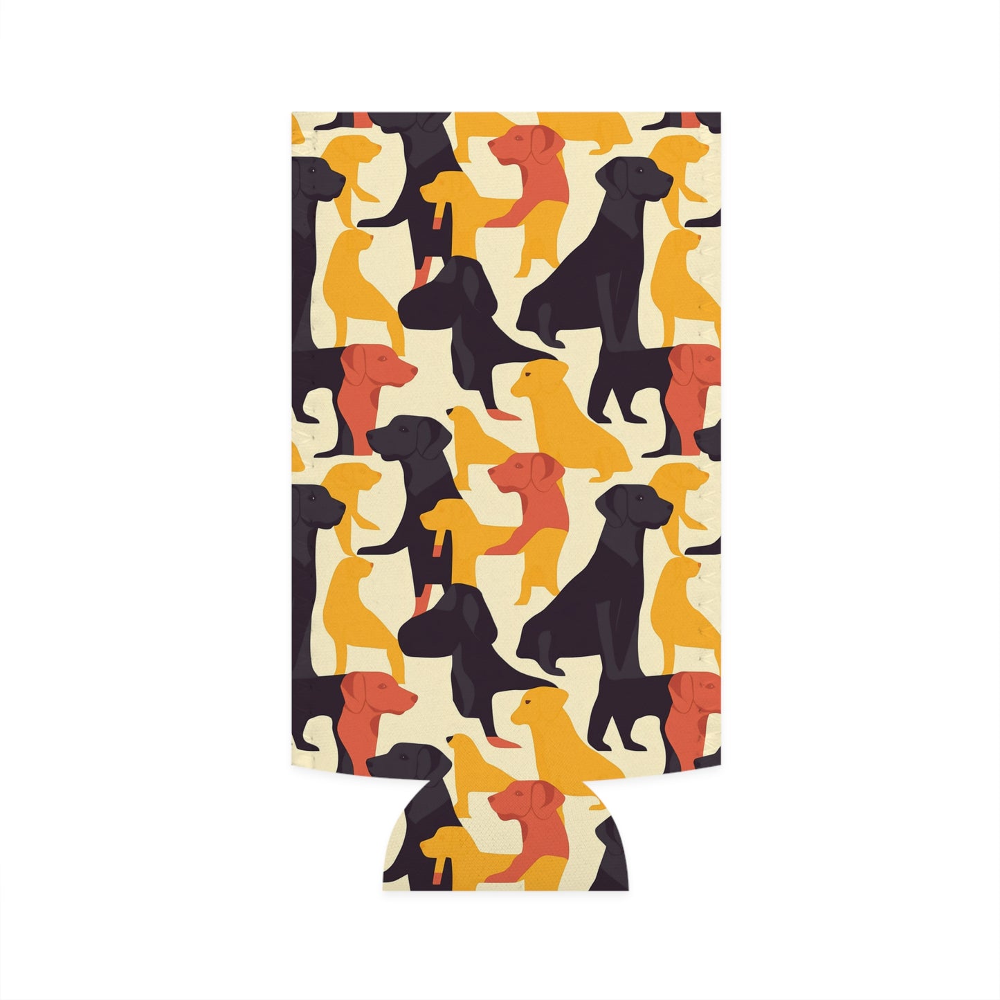 Modern Charm Labrador Chic Slim Can Cooler