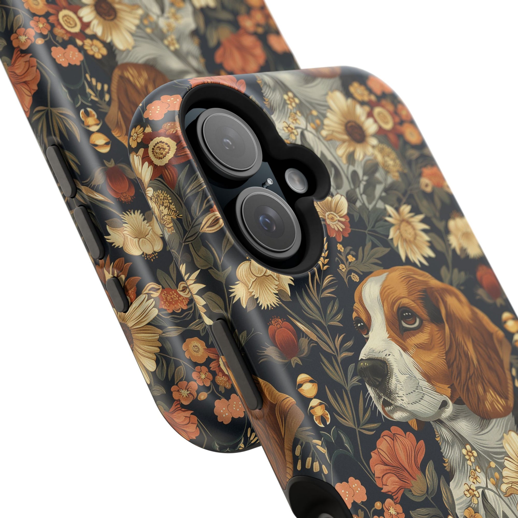 Beagle Blossoms Magnetic Tough Cases