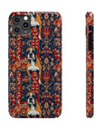 Boxer Blossom Tapestry Delight Slim Phone Cases