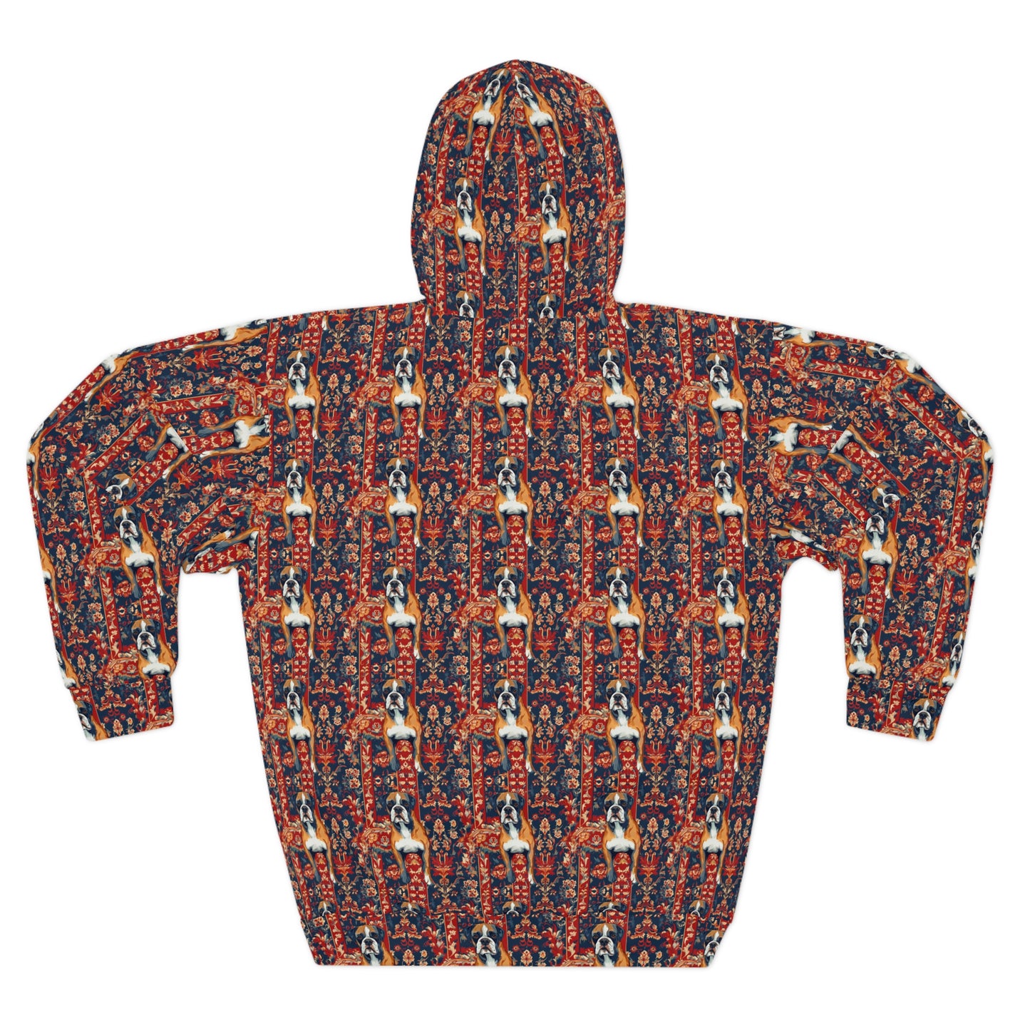 Boxer Blossom Tapestry Delight Unisex Pullover Hoodie