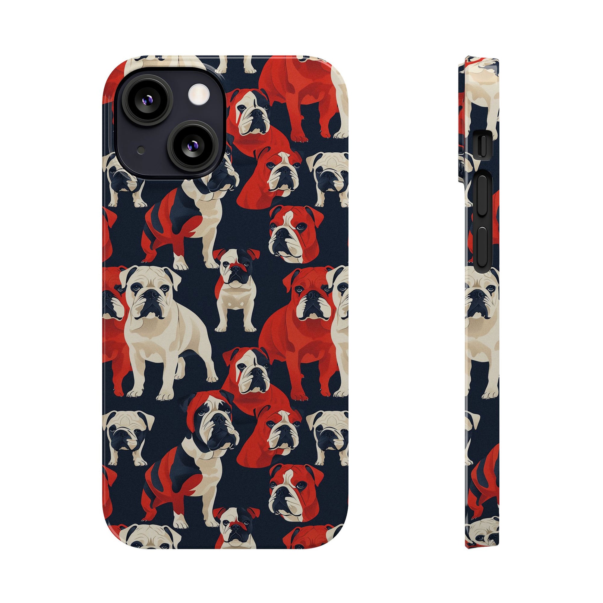 Bulldoggy Bliss Chomper Slim Phone Cases