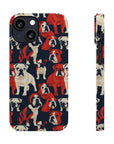 Bulldoggy Bliss Chomper Slim Phone Cases