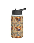 Bowtie Boxer Bliss Stainless Steel Water Bottle