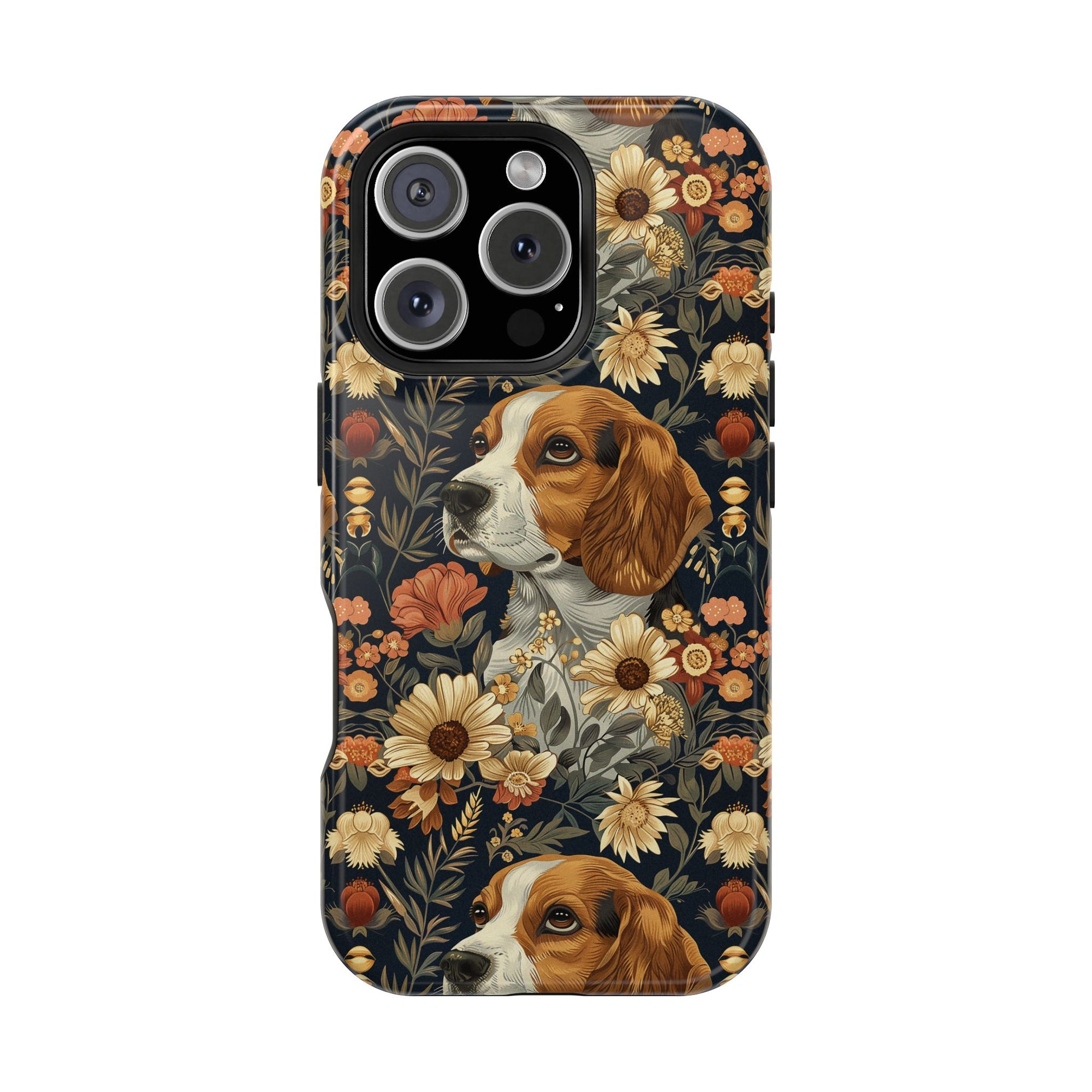 Beagle Blossoms Magnetic Tough Cases