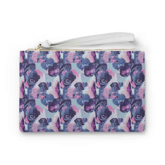 Funky Geometric Boxerista Clutch Bag