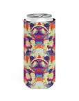 Glitchy Bulldog Blitz Slim Can Cooler