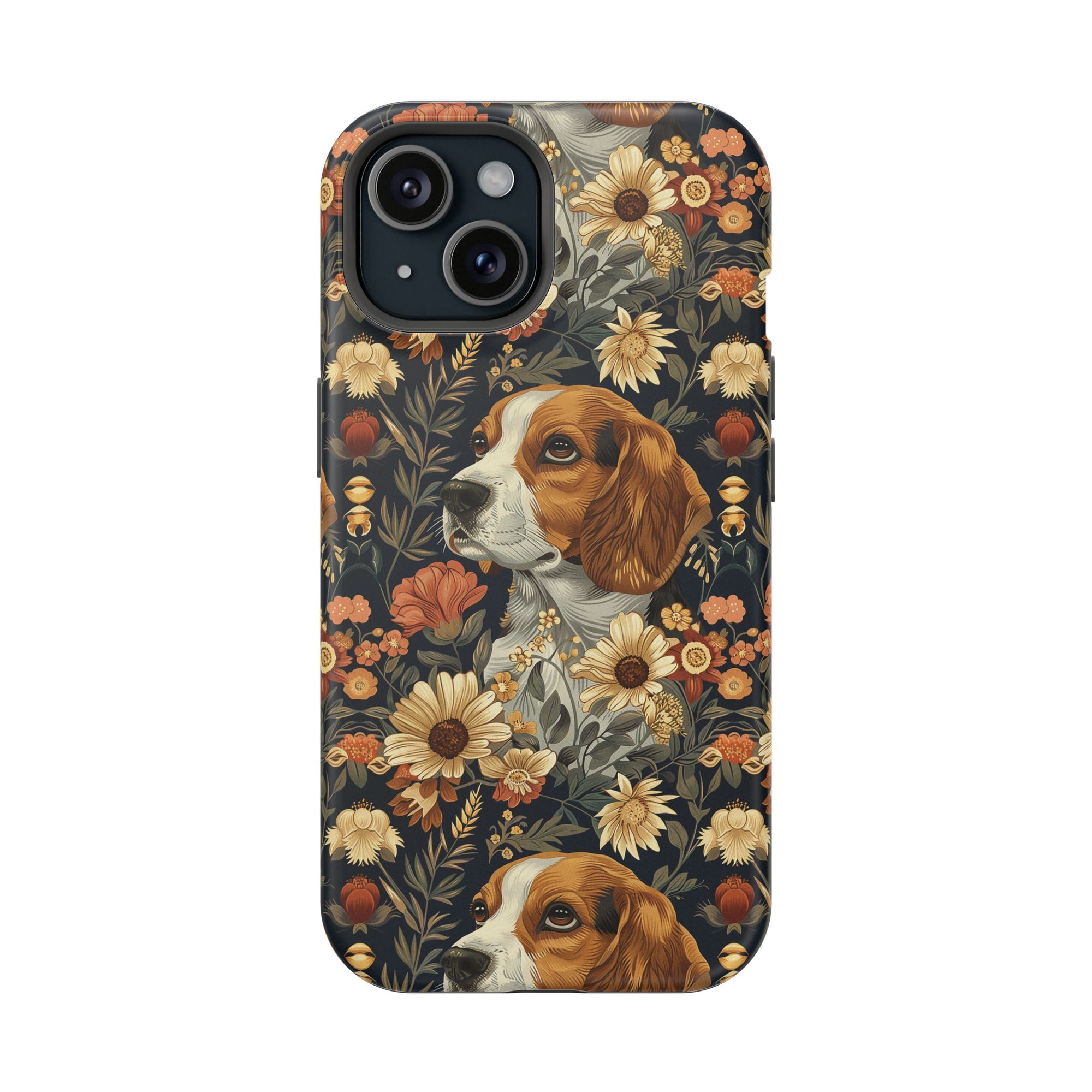 Beagle Blossoms Magnetic Tough Cases