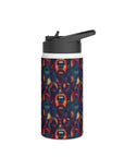 Rustic Rottie Charm Stainless Steel Water Bottle