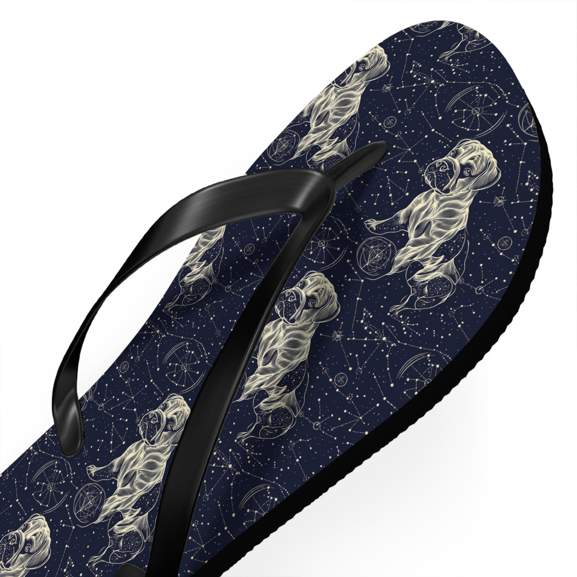 Celestial Boxer Bliss Flip Flops