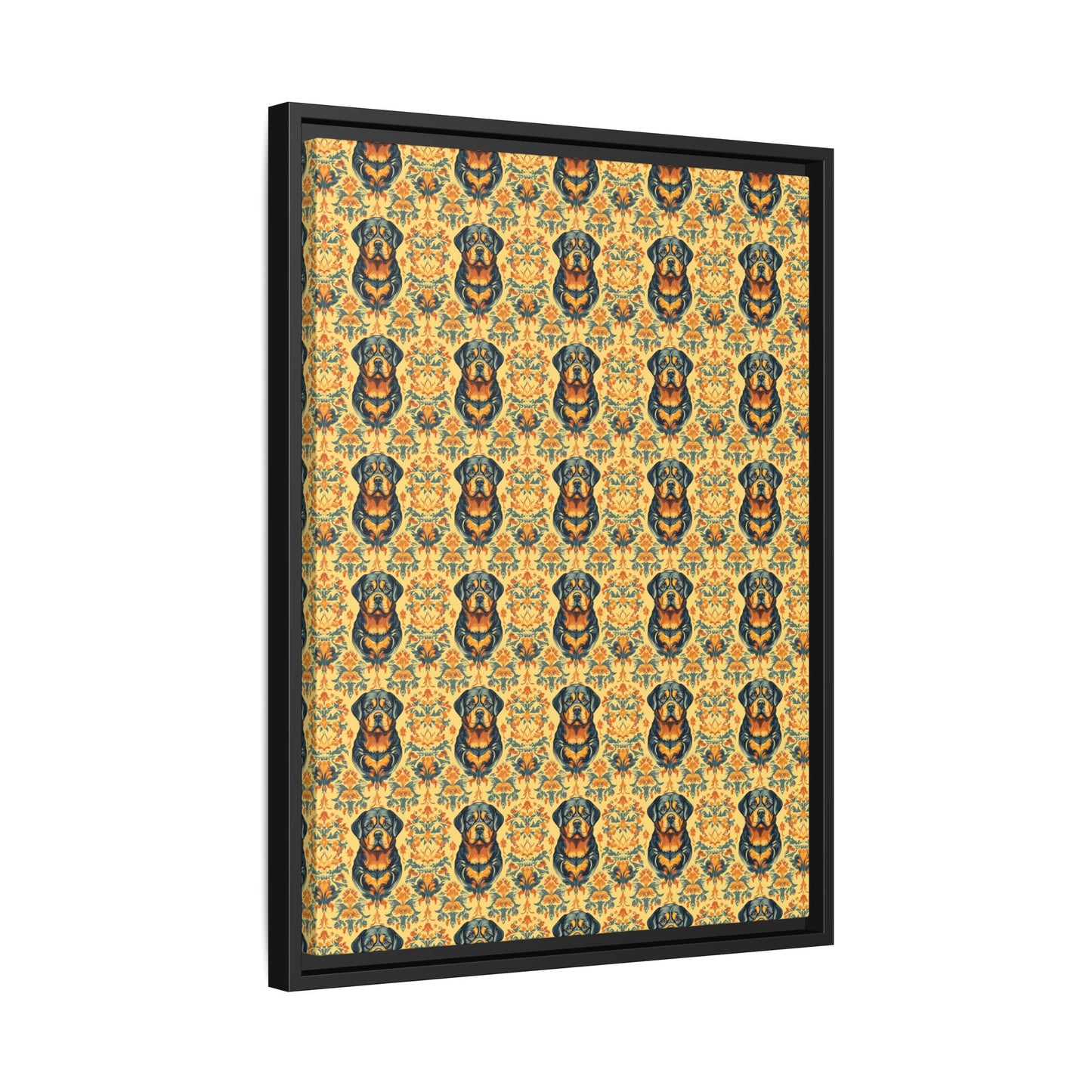 Royal Rottie Regalia Matte Canvas, Framed