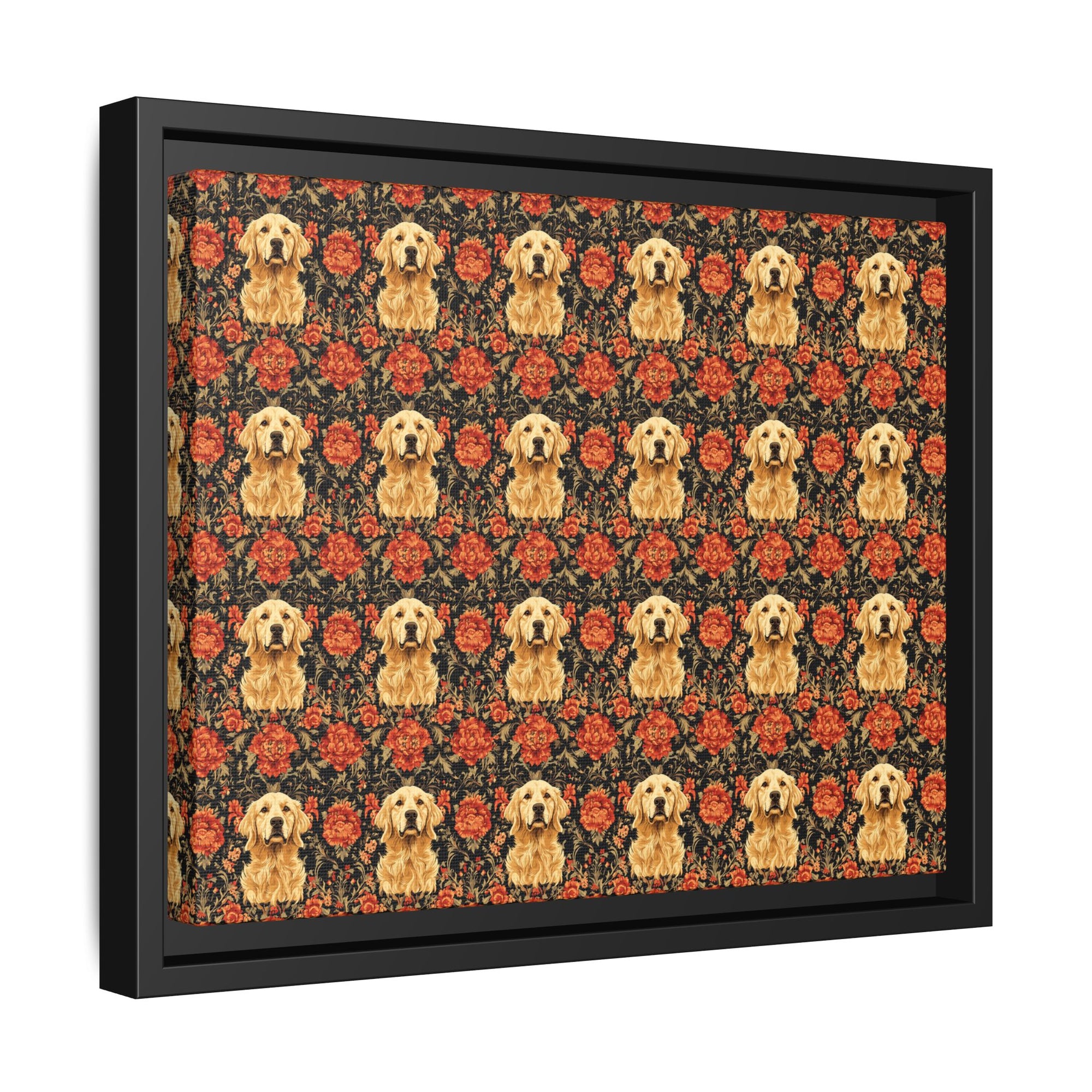 Golden Pawsatronic Tapestry Matte Canvas, Framed