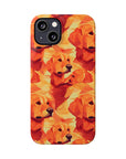 Golden Glamour Paws Slim Phone Cases