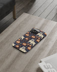 Bulldog Blossom Bonanza Slim Phone Cases