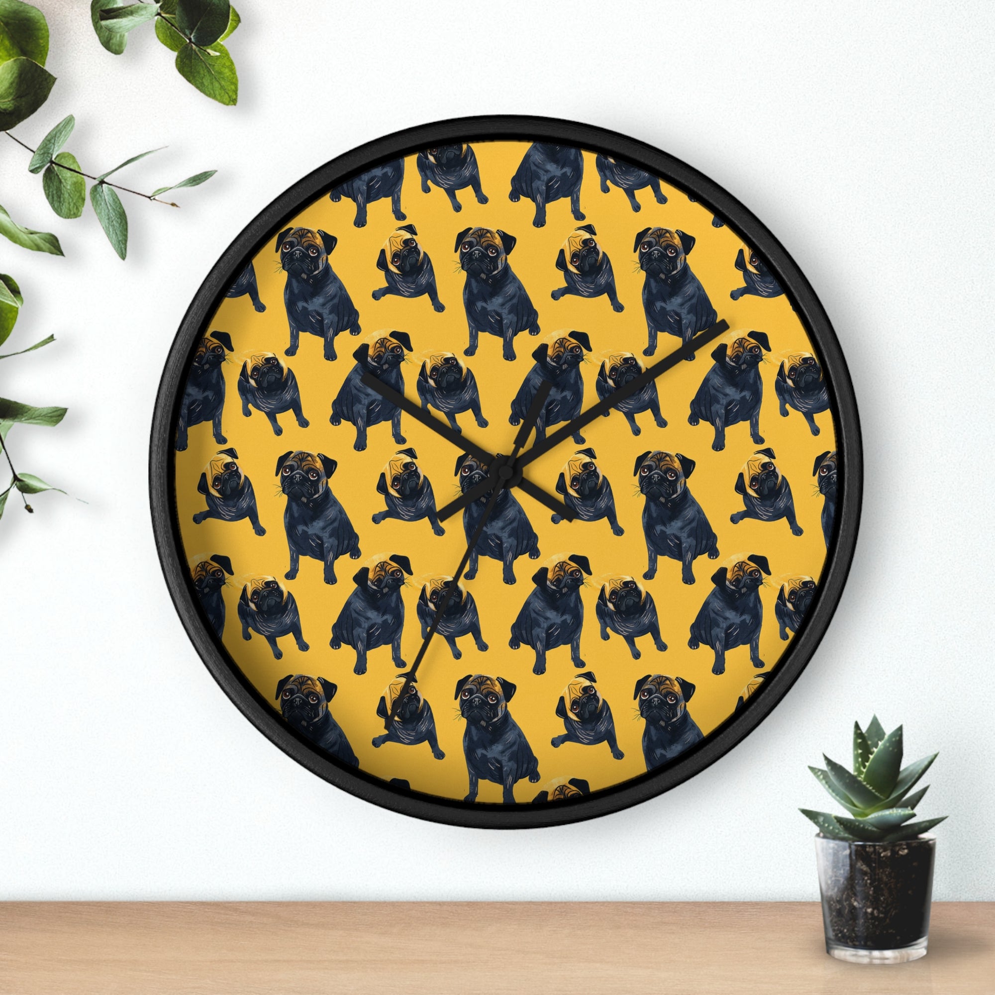 Puglet Posh Paradise Wall Clock