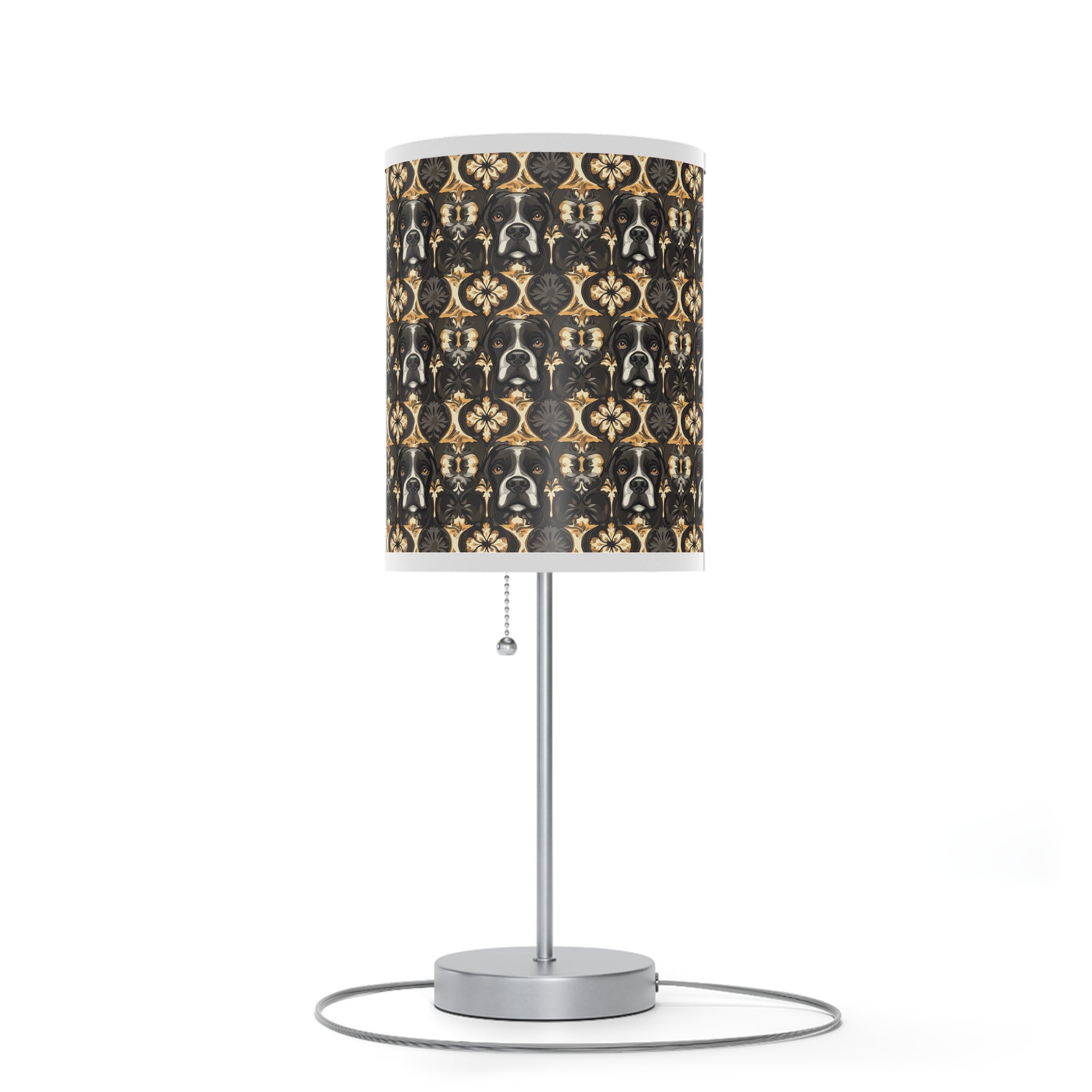 Manor Pup Boxer Royale Lamp on a Stand