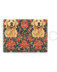 Golden Pawsatronic Tapestry Leather Card Holder