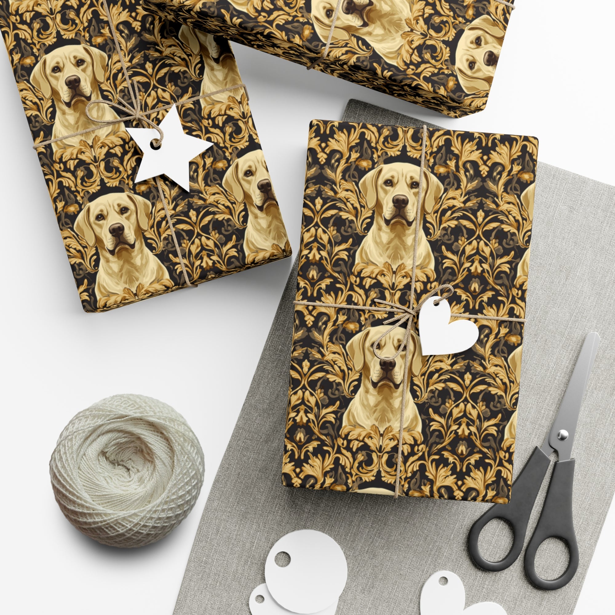 Royal Pawsitivity Labs Gift Wrap Papers