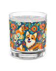 Corgi Carnival Couture Rocks Glass