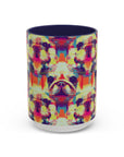 Glitchy Bulldog Blitz Accent Coffee Mug