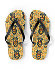 Royal Rottie Regalia Flip Flops