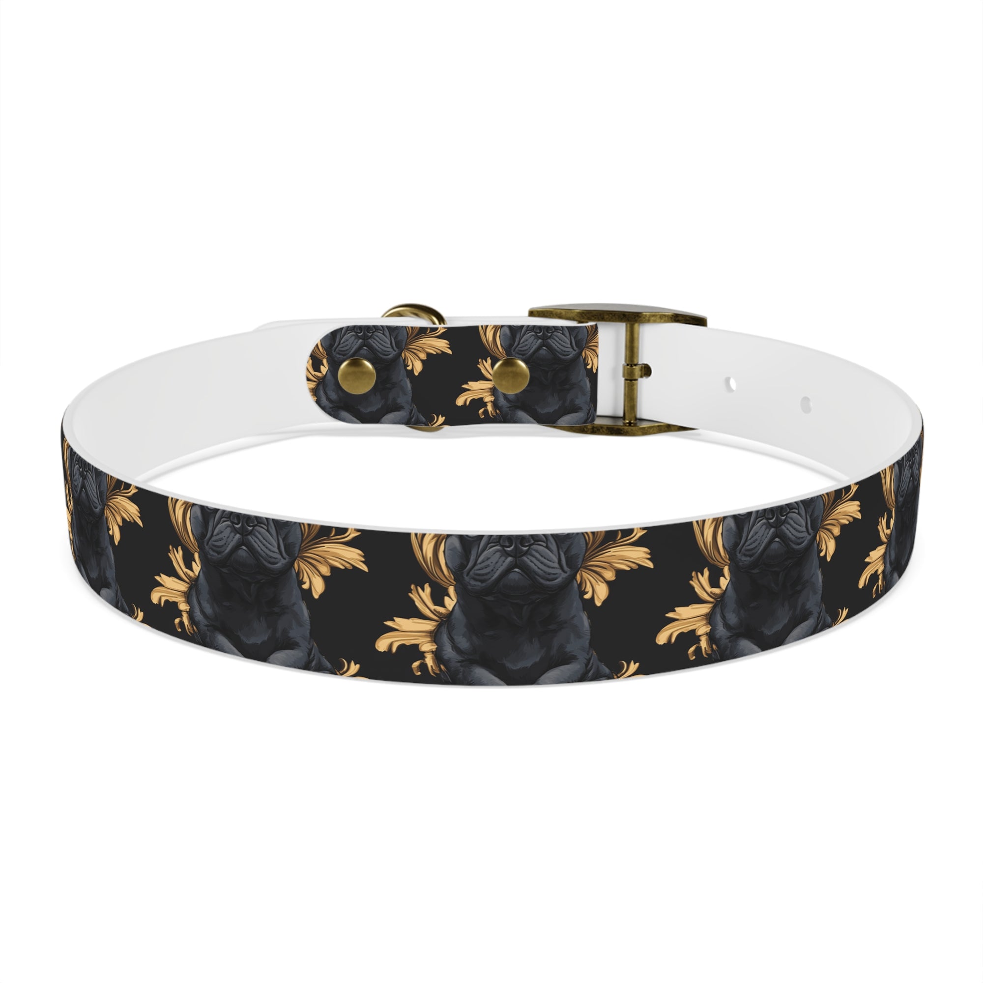 Regal Frenchie Noir Elegance Dog Collar