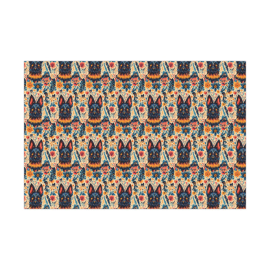 Bloomhound Shepherd Sentinel Gift Wrap Papers