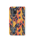 Impressionistic German Shepherds Flip Cases