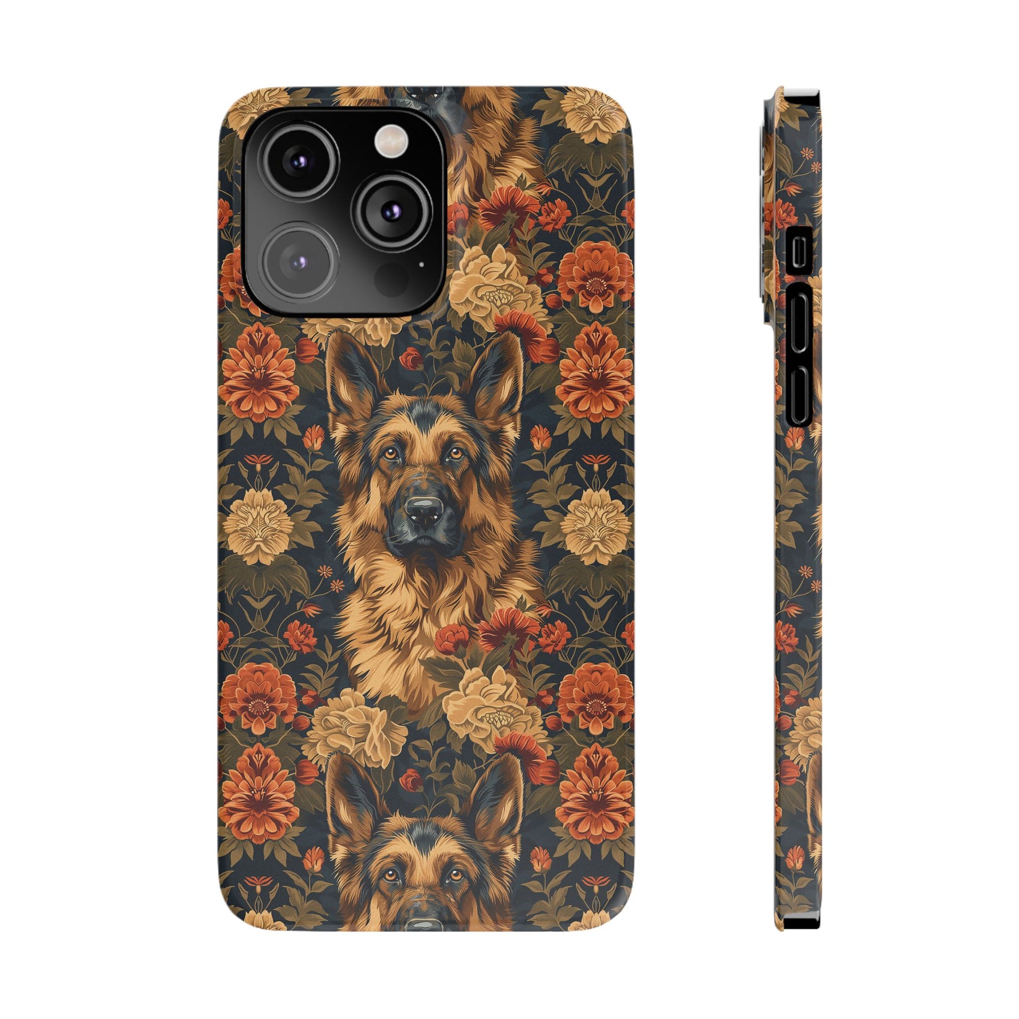 WhimsiWooly Shepherd Spritz Slim Phone Cases