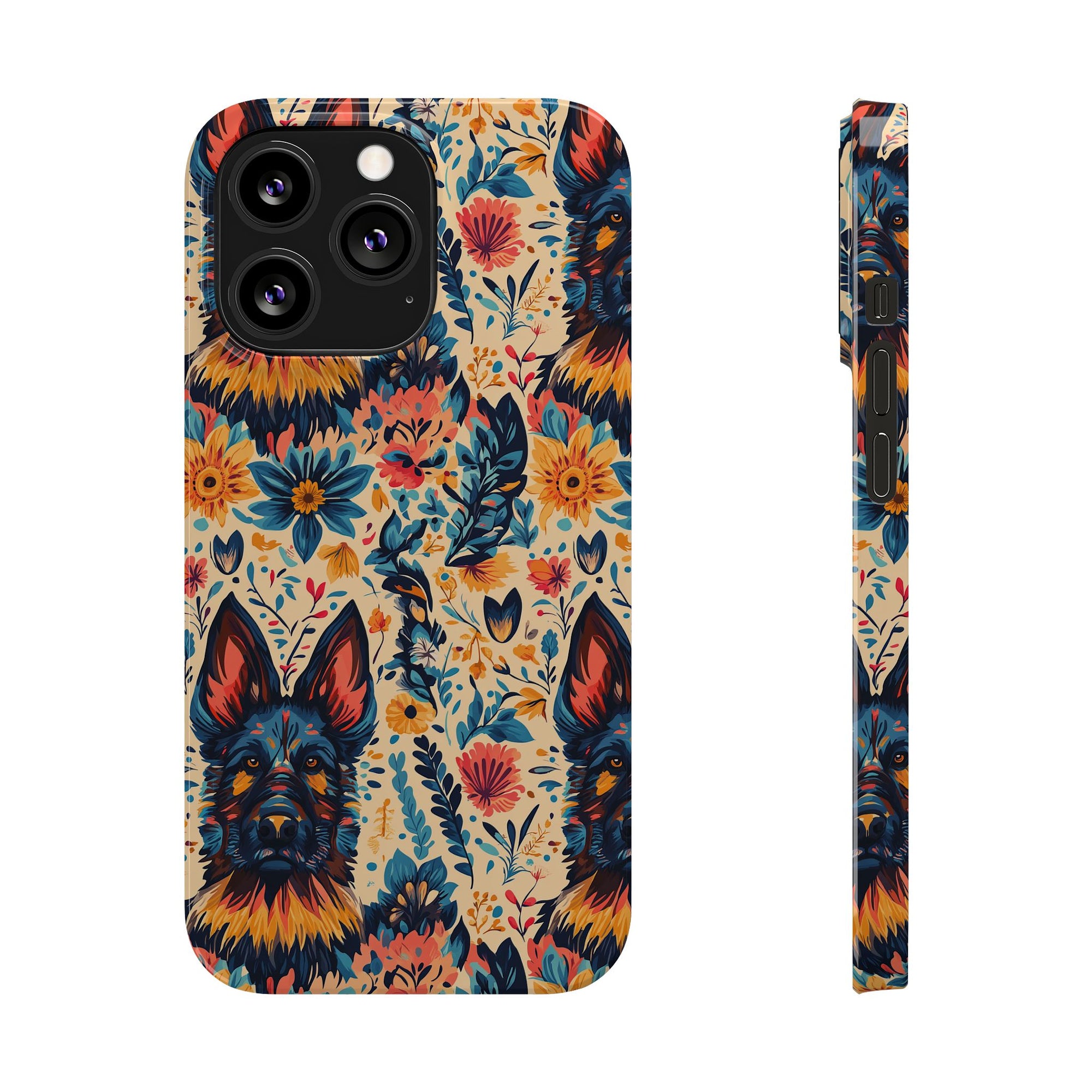 Bloomhound Shepherd Sentinel Slim Phone Cases