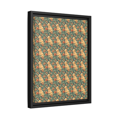 Blooming Goldie Glam Matte Canvas, Framed