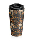 Beagle Buddies Meadow Magic Stainless Steel Travel Mug