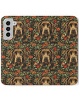 Labrador Lush Pooch Tapestry Flip Cases