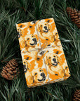 Golden Glitz 'n Glamour Woofwear Gift Wrap Papers