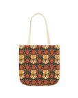 Golden Pawsatronic Tapestry Canvas Tote Bag