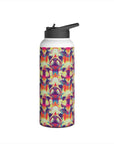 Glitchy Bulldog Blitz Stainless Steel Water Bottle