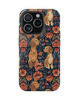 Floral Pawsome Dachsund Delight Magnetic Tough Cases