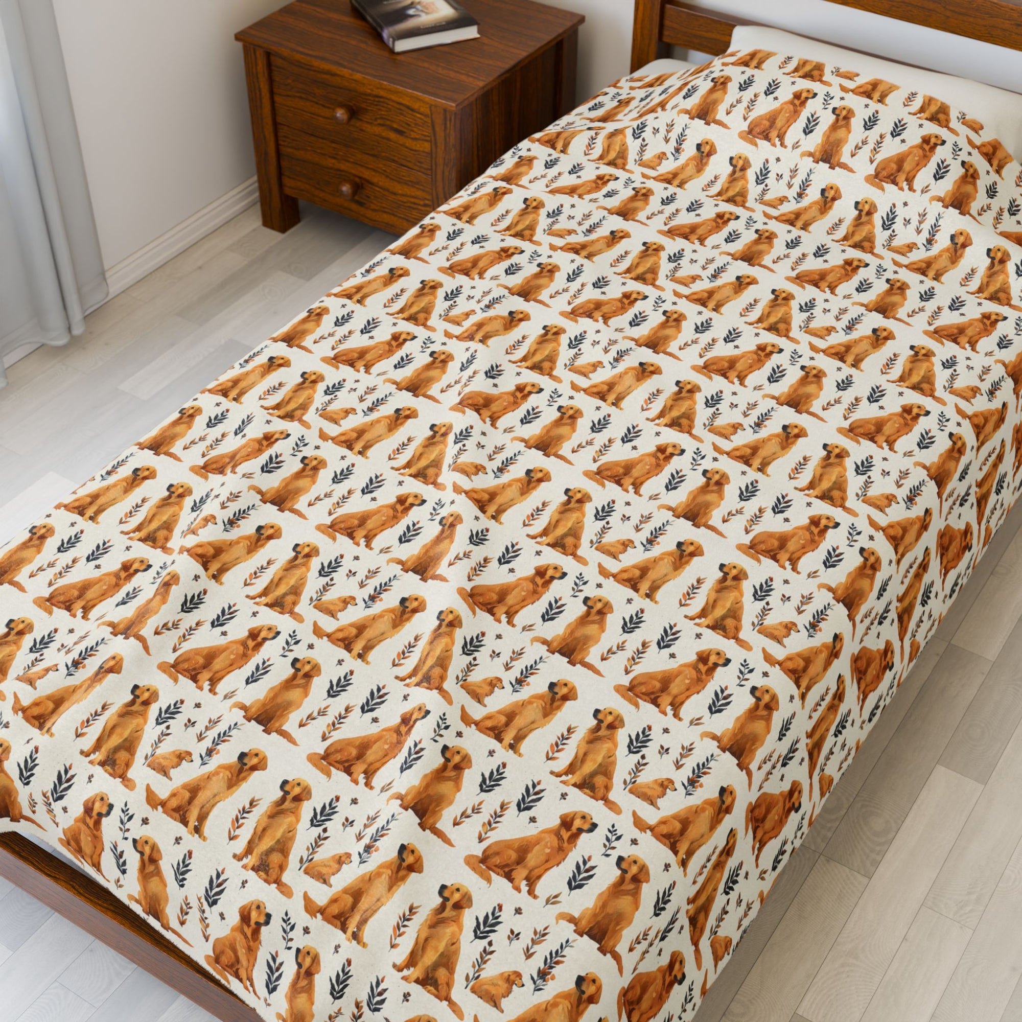 Cozy Dog Lover Blanket - Velveteen Plush Throw for Warmth &amp; Comfort