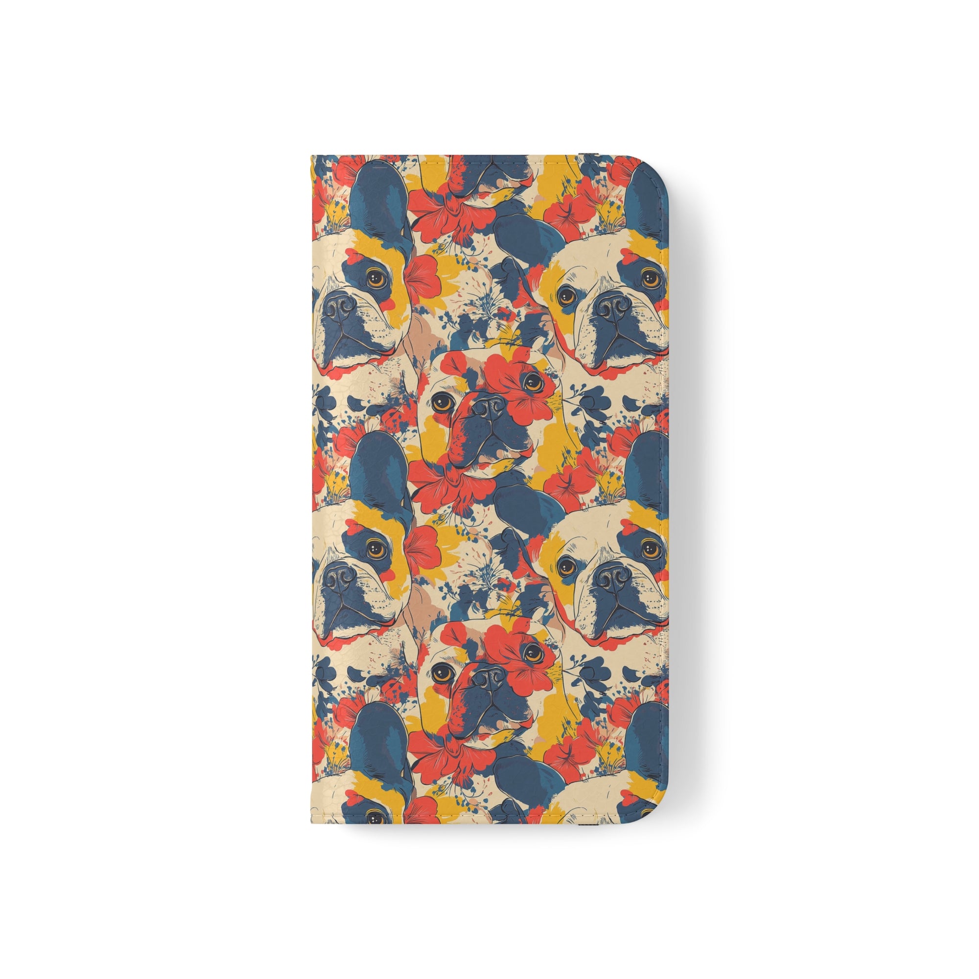 Bloom Pup Frenchietastic Splatter Flip Cases