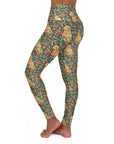 Blooming Goldie Glam High Waisted Yoga Leggings