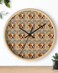 Bowtie Boxer Bliss Wall Clock