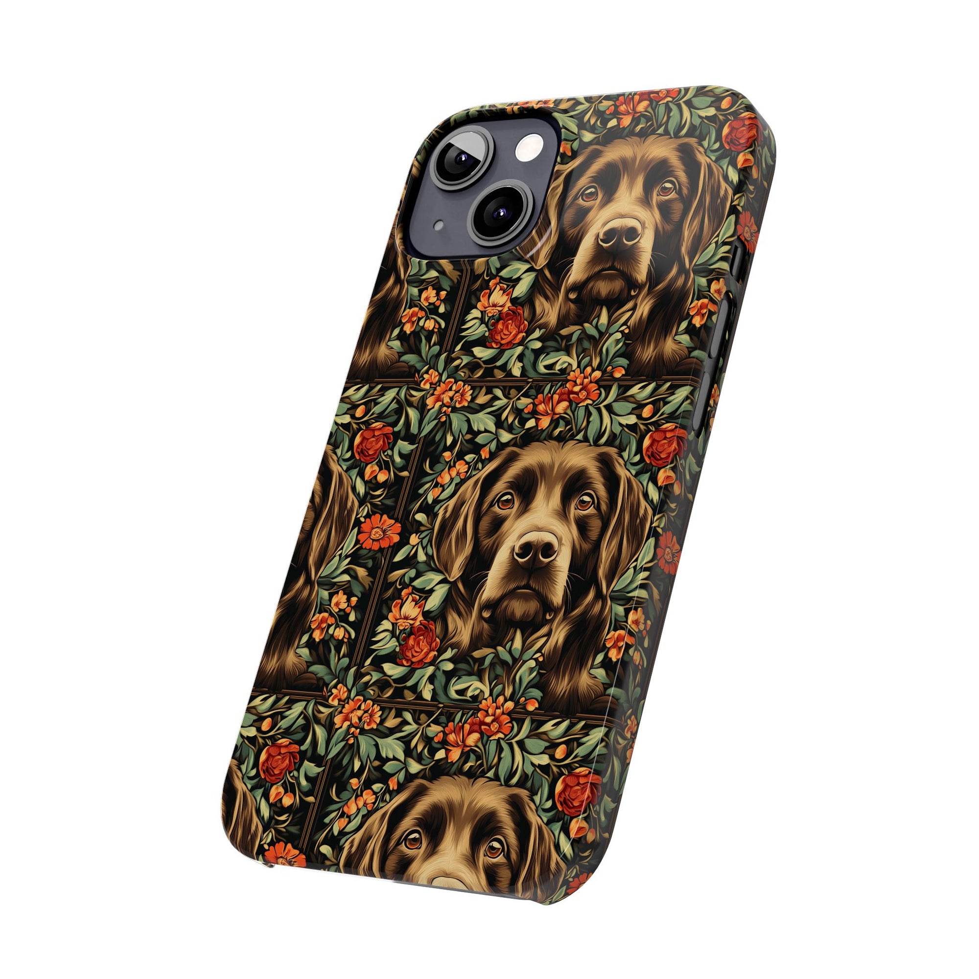 Labrador Lush Pooch Tapestry Slim Phone Cases