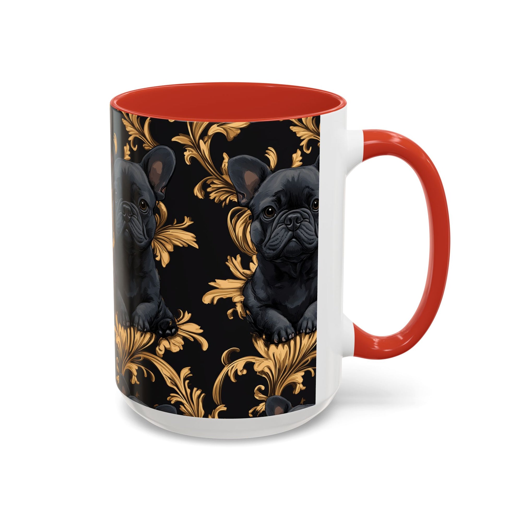 Regal Frenchie Noir Elegance Accent Coffee Mug