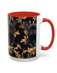 Regal Frenchie Noir Elegance Accent Coffee Mug