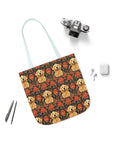 Golden Pawsatronic Tapestry Canvas Tote Bag