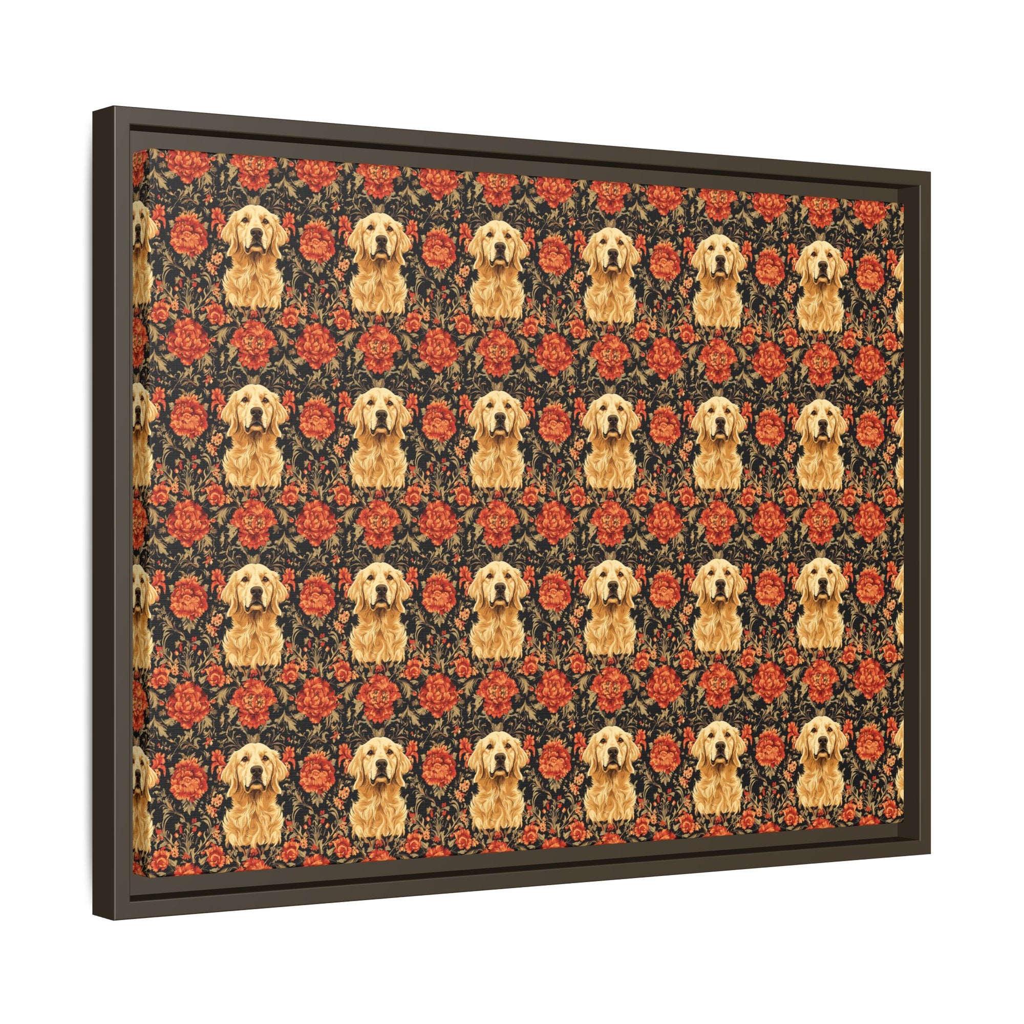 Golden Pawsatronic Tapestry Matte Canvas, Framed