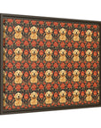 Golden Pawsatronic Tapestry Matte Canvas, Framed